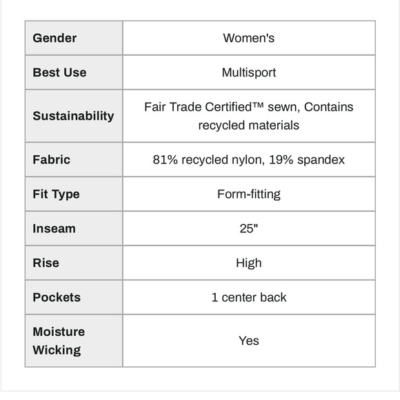 Patagonia Maipo 7/8 Leggings - Picture 3 of 5